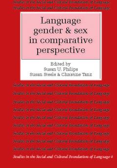 Language Gender and Sex in Comparative Perspective