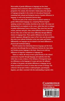 Language Gender and Sex in Comparative Perspective