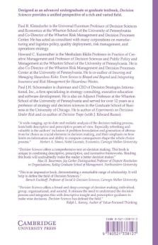 Decision Sciences