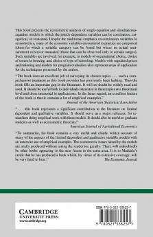 Limited-Dependent and Qualitative Variables in Econometrics