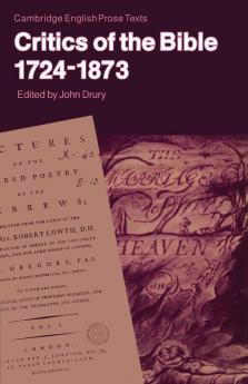 Critics of the Bible 1724-1873