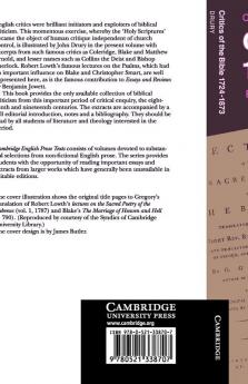 Critics of the Bible 1724-1873