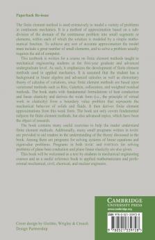 Finite Element Methods in Mechanics
