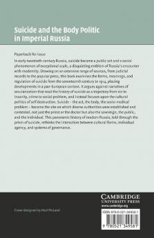 Suicide and the Body Politic in Imperial Russia