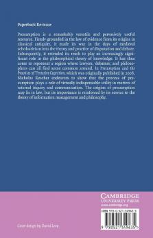 Presumption and the Practices of Tentative Cognition