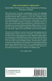 The Theology of the Letter to the Hebrews