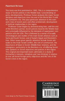 Soviet Policies in the Middle East