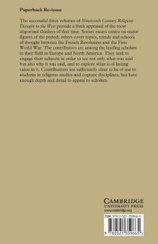 Nineteenth-Century Religious Thought in the West