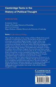 Pre-Revolutionary Writings