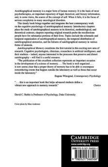 Autobiographical Memory