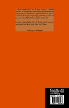 Philosophy and Medical Welfare