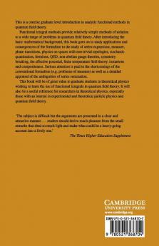 Path Integral Methods in Quantum Field Theory