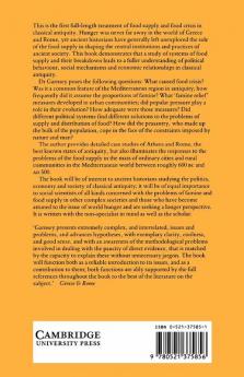 Famine and Food Supply in the Graeco-Roman World