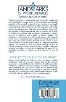 Louis-Ferdinand Celine Journey to the End of the Night