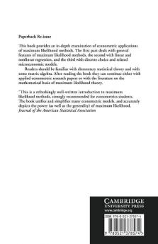 Econometric Applications of Maximum Likelihood Methods