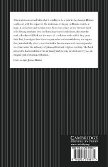 Slavery and Society at Rome