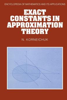 Exact Constants in Approximation Theory