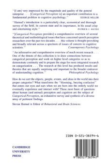 Categorical Perception