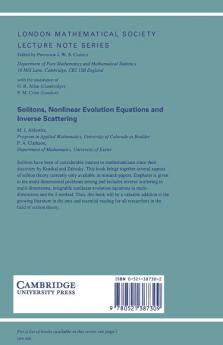 Solitons Nonlinear Evolution Equations and Inverse Scattering