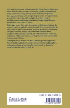An Introduction to the Historiography of Science