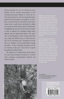 Community Design and the Culture of Cities