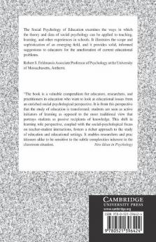 The Social Psychology of Education