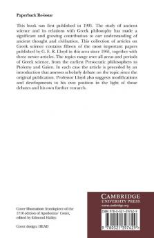 Methods and Problems in Greek Science