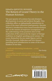 The Return of Grand Theory in the Human Sciences