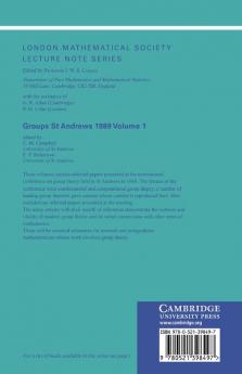 Groups St Andrews 1989