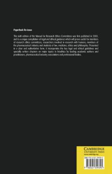 Manual for Research Ethics Committees