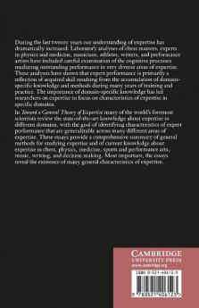 Toward a General Theory of Expertise