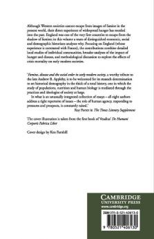 Famine Disease and the Social Order in Early Modern Society