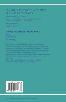 Groups St Andrews 1989