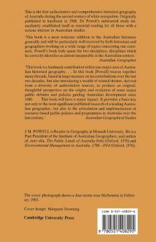 An Historical Geography of Modern Australia