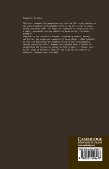 The Popularization of Mathematics