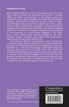 Environmental Management in the Soviet Union