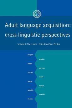 Adult Language Acquisition