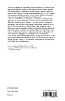 Altruism and Aggression
