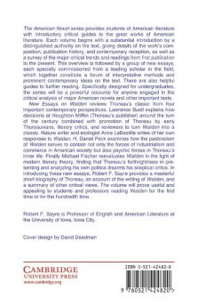 New Essays on Walden