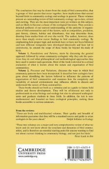 The Ecology of Bird Communities