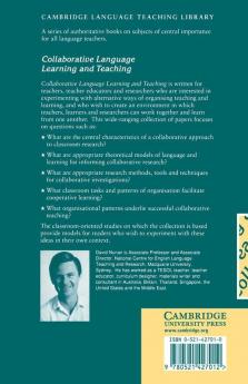 Collaborative Language Learning and Teaching