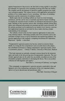 Applied Nonparametric Regression