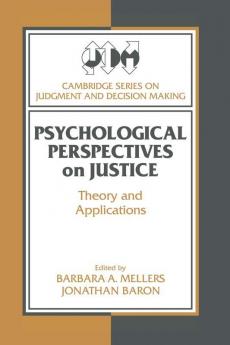 Psychological Perspectives on Justice