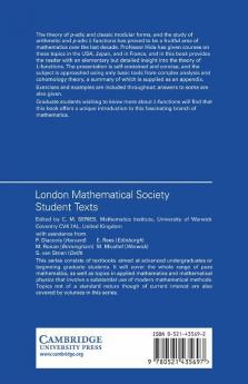 Elementary Theory of L-functions and Eisenstein Series
