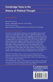 Early Greek Political Thought from Homer to the Sophists