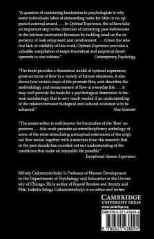 Optimal Experience