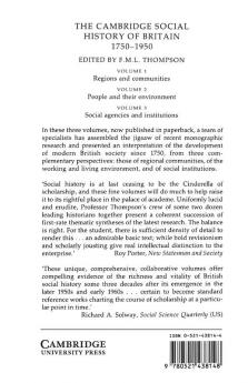 The Cambridge Social History of Britain 1750 1950