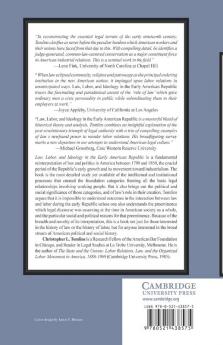 Law Labor and Ideology in the Early American Republic