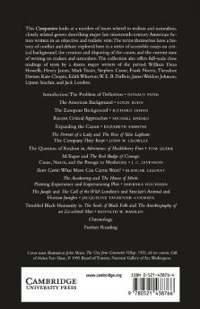 The Cambridge Companion to American Realism and Naturalism