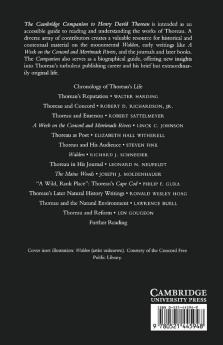 The Cambridge Companion to Henry David Thoreau